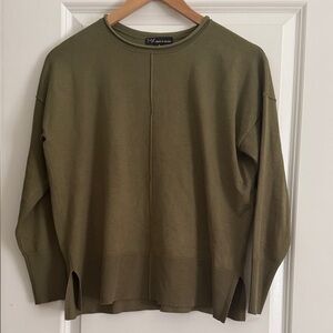 Khaki Crewneck Sweater